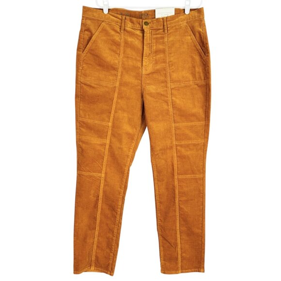 a.n.a. Women's Stretch High-Rise Straight Brown Sugar Corduroy Pants Size 18 NWT - Picture 1 of 11